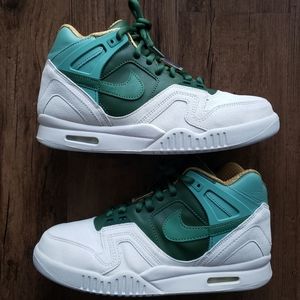 Rare!!!! 2014 Nike Air Tech Challenge II SP (Wimbledon) Andre Agassi Signature S